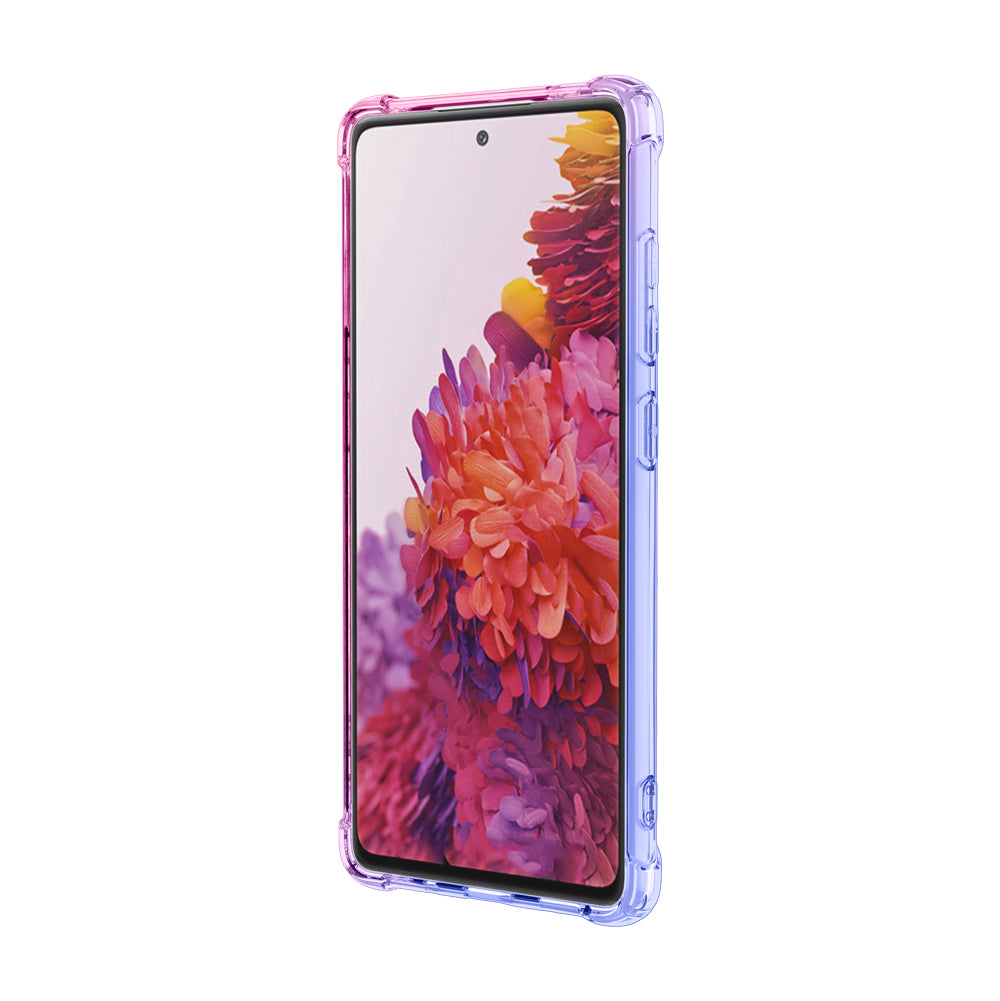 TPU Gradient Anti-Drop Phone Cover Shell for Samsung Galaxy S20 FE/S20 Fan Edition/S20 FE 5G/S20 Fan Edition 5G/S20 Lite - Blue/Pink TPU Gradient Anti-Drop Phone Cover Shell for Samsung Galaxy S20 FE/S20 Fan Edition/S20 FE 5G/S20 Fan Edition 5G/S20 Lite - Blue/Pink